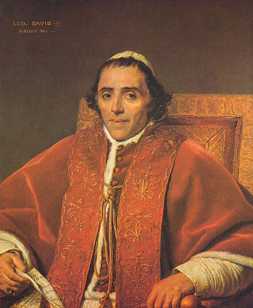 Jacques-Louis David Portrait du pape Pie VII